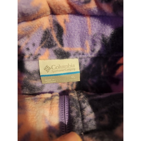 Columbia Fleece Jacket Multicolor Girls XL NEW - Picture 2 of 2